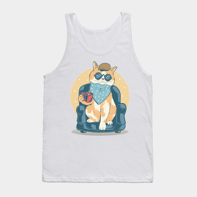 chat chilling out Tank Top by dreamiedesire